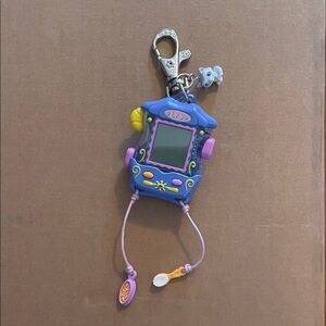 Purple Virtual Pet Keychain